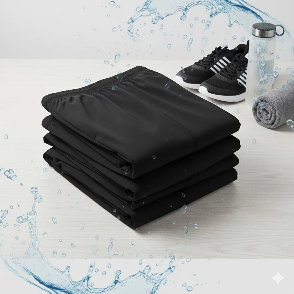 KIT 3 Bermuda masculina academia tactel com elastano bolso com ziper shorts academia alta qualidade - Imagem 3