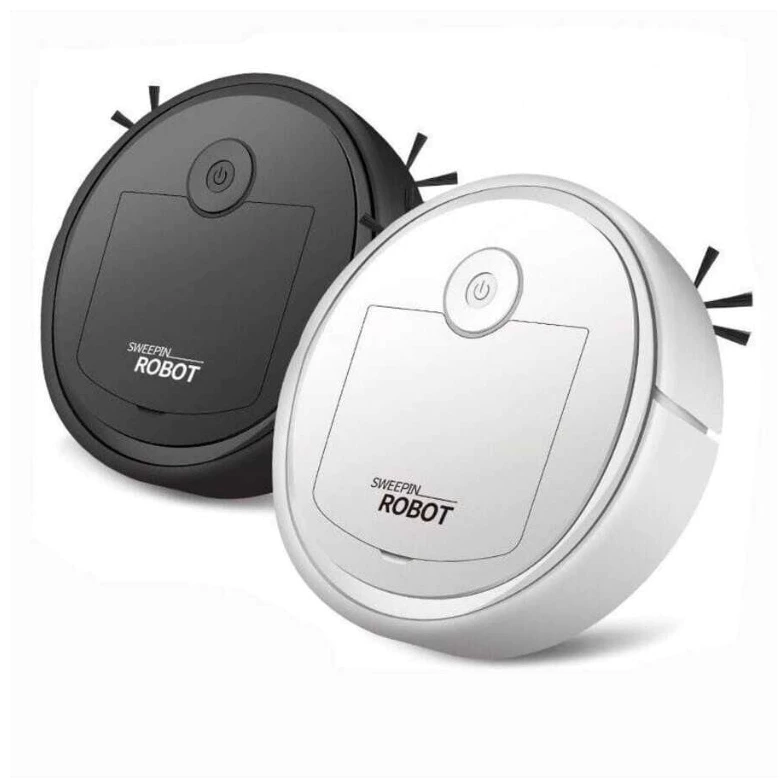 Robô Varredora/Aspirador De Pó 1200PA Automática 3 Em 1 Limpeza Doméstica Robótico Inteligente E Silencioso - Imagem 7