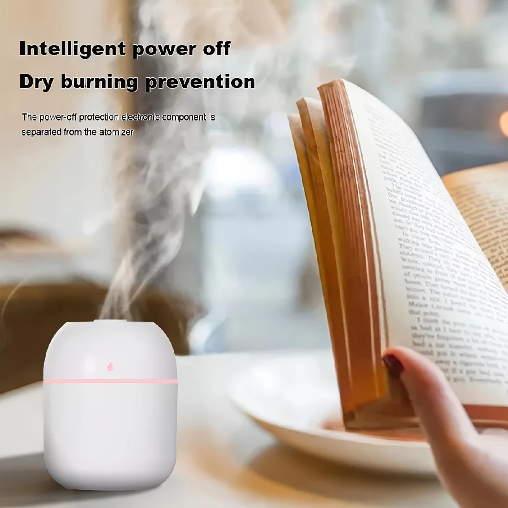 Mini Umidificador Difusor Aromatizador Egg Portátil Usb Led Aromatizador De Ambiente Purificador De Ar Casa Escritório - Imagem 3