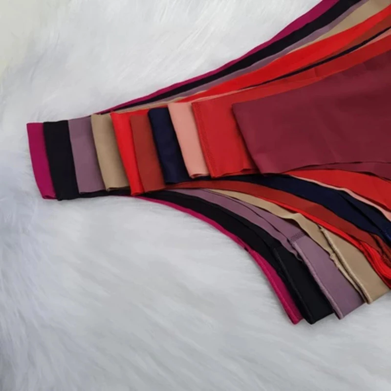 Kit 5 Calcinhas Sem costura Tanga corte a Laser PROMOÇÃO Não Marca na Roupa - Imagem 7